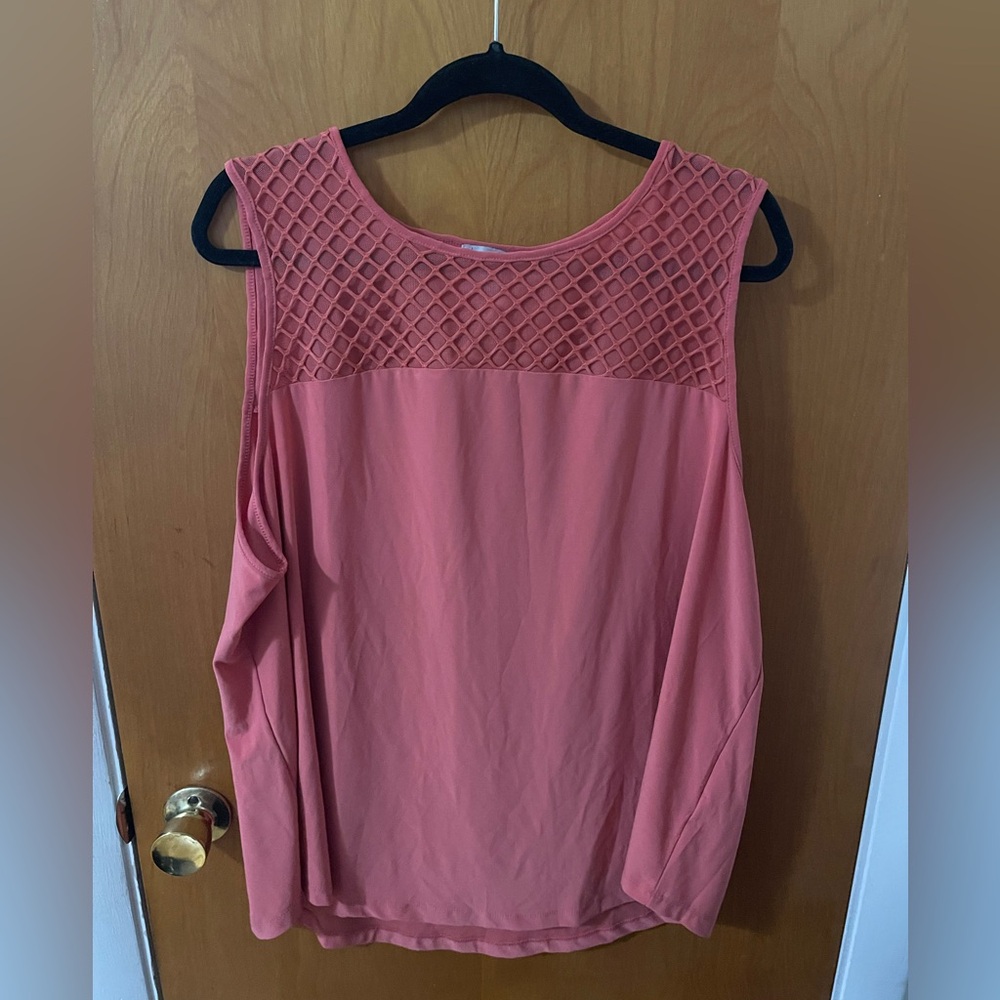 Dress barn pink tank top